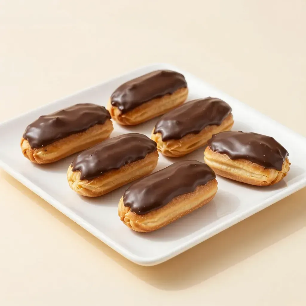 Schoko-Eclairs, 6 Stück